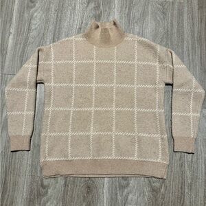 Rachel Zoe Beige Turtleneck Sweater